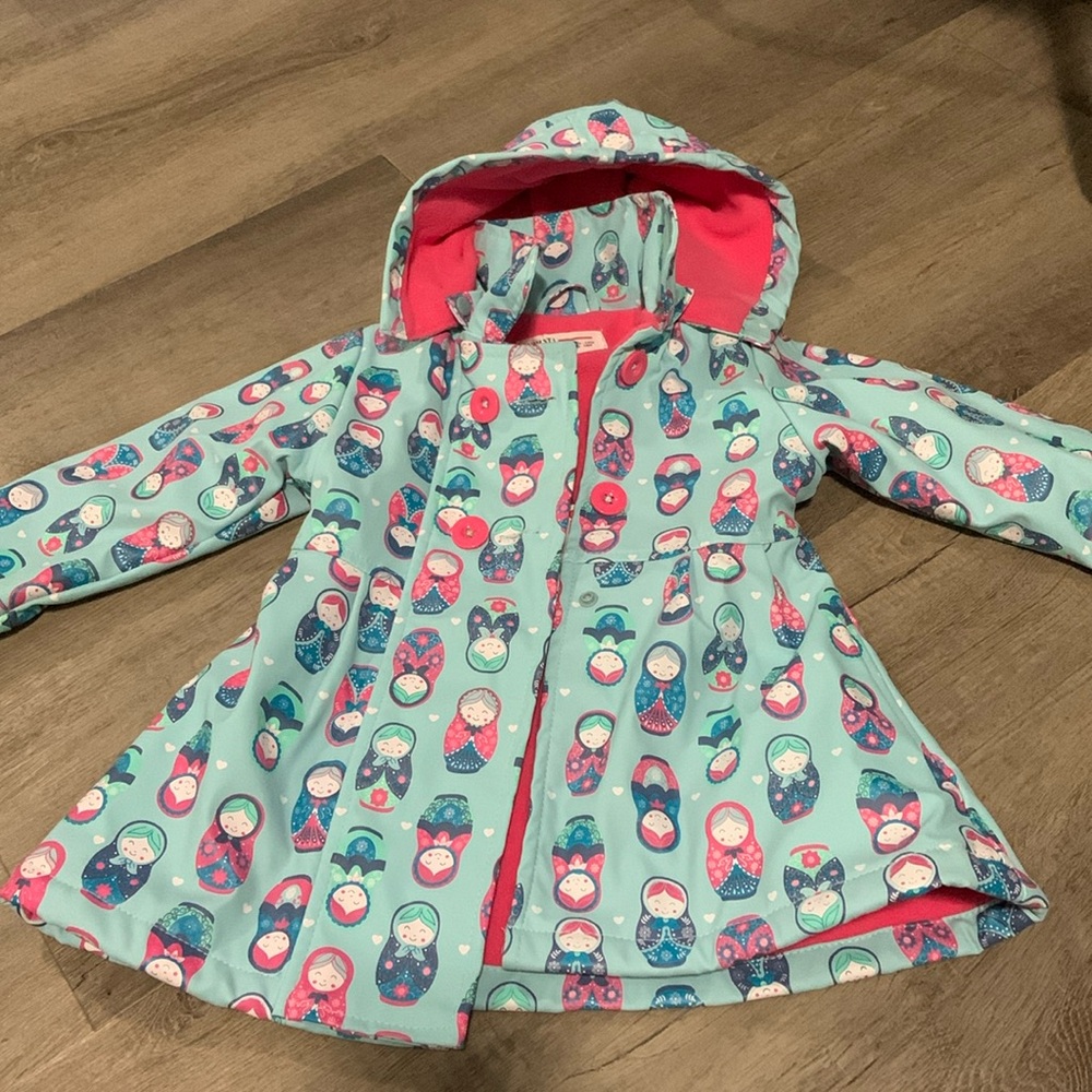 Russian doll rain coat 1-2years Minoti brand